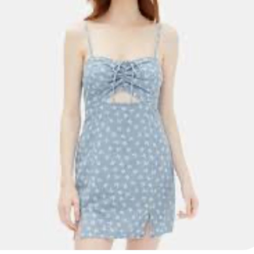 Aeropostale Denim Butterfly Mini Dress